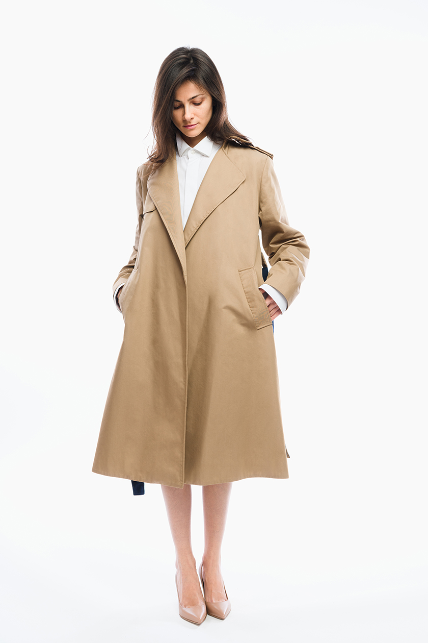 Lilia Ceaicovschi  trench coat ARDO